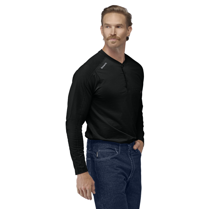 Men's Flex Knit Henley image number 3