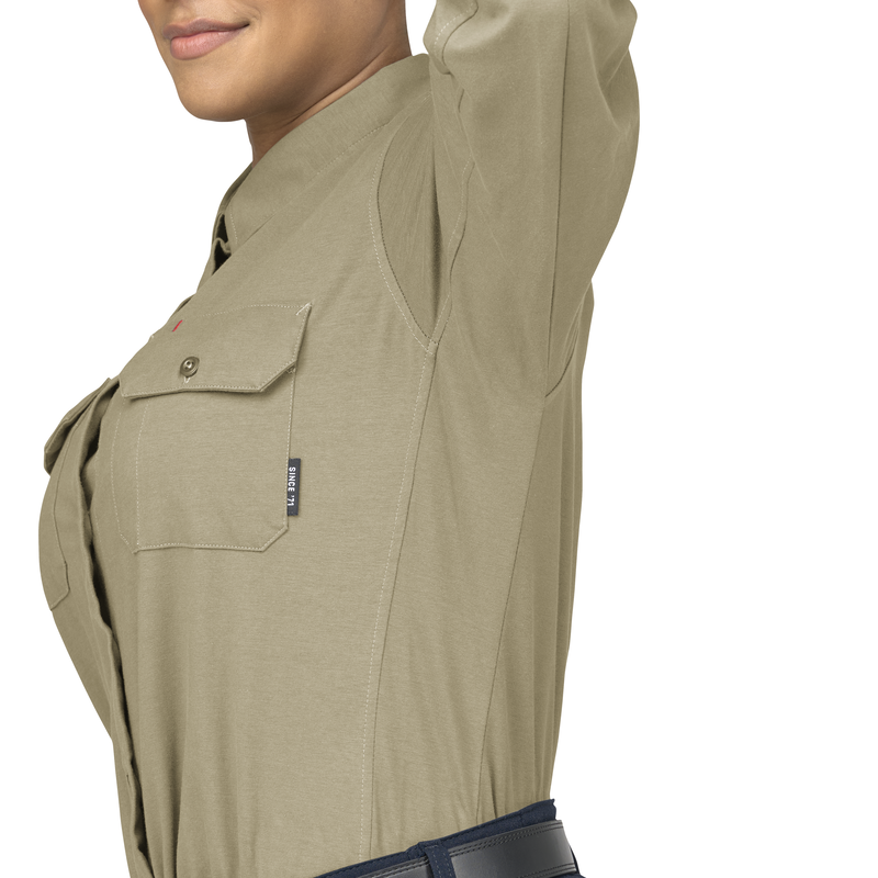 Women's Flex Knit Button Down Shirt image number 8