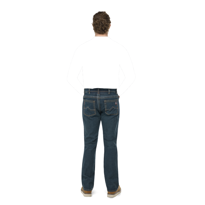 Men's Relaxed Fit Bootcut Jean with Stretch image number 4