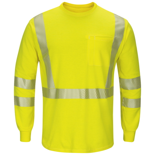 Men's Lightweight FR Hi-Visibility Long Sleeve T-Shirt