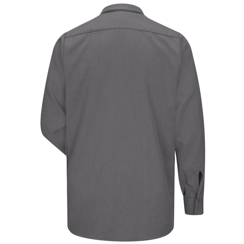 Men's Midweight FR Pocketless Concealed-Gripper Work Shirt image number 1