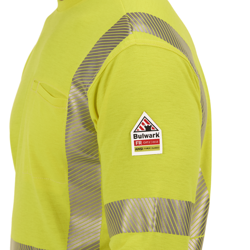 Hi-Visibility Lightweight Colorblock Long Sleeve T-Shirt image number 13