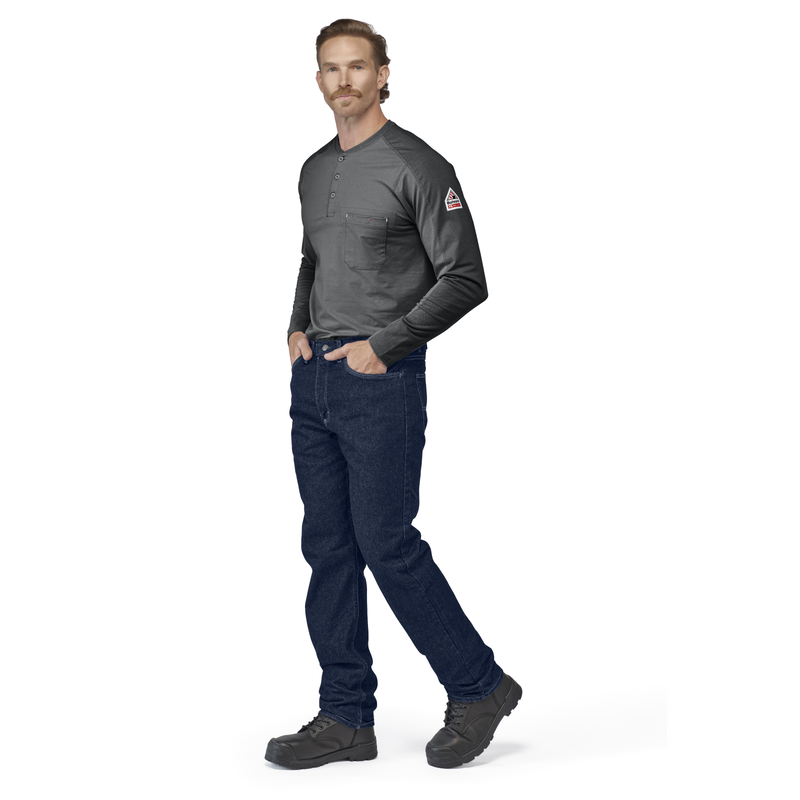 Men's Flex Knit Henley image number 6