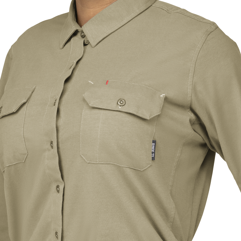 Women's Flex Knit Button Down Shirt image number 9