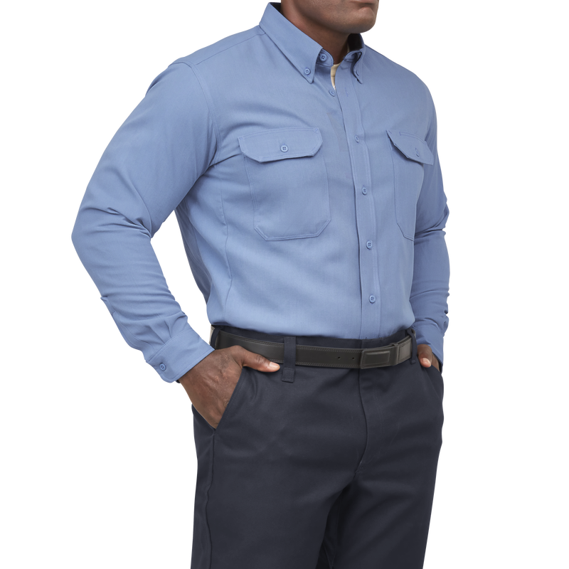 Men's iQ Series&reg; Comfort Woven Long Sleeve Lightweight Shirt image number 3
