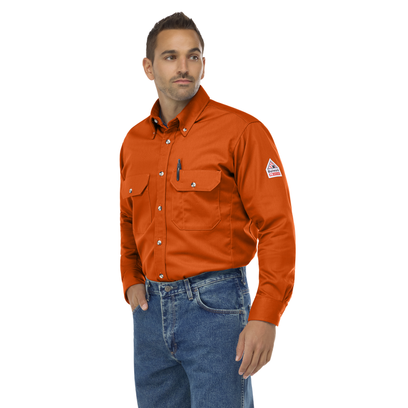 Men's Midweight FR Dress Uniform Shirt image number 3