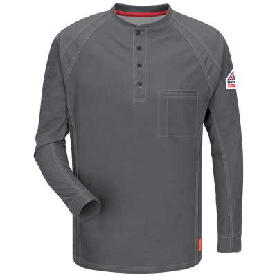 iQ Series® Men's Comfort Knit Long Sleeve Henley with Insect Shield