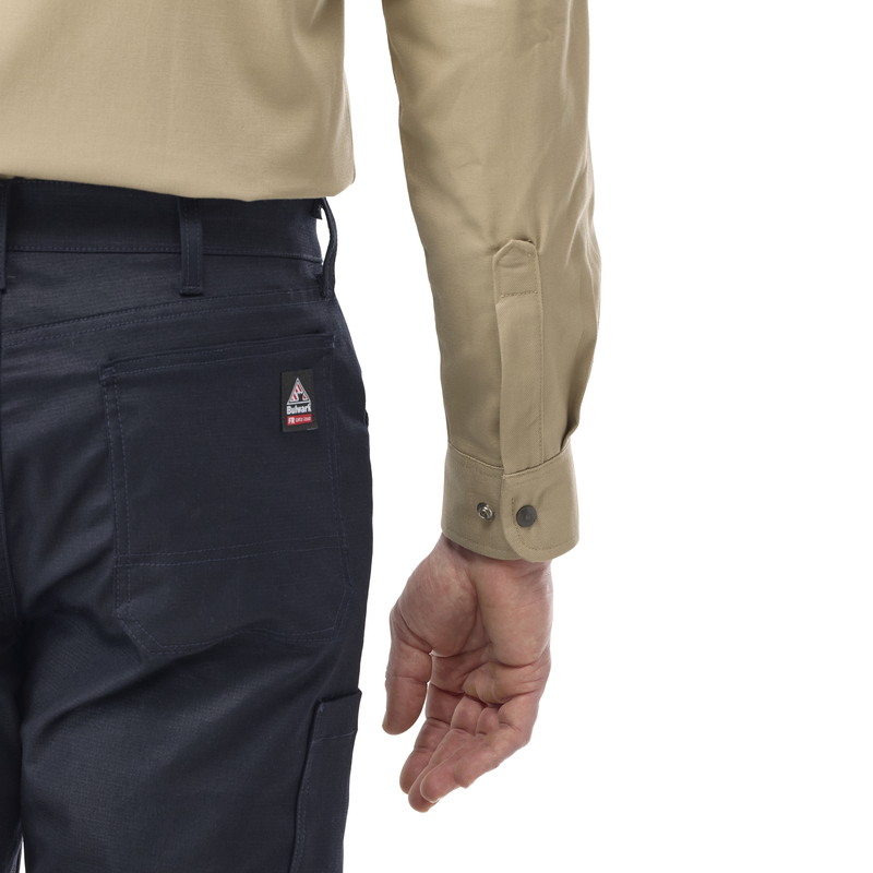 Men's Midweight Excel FR Snap-Front Uniform Shirt image number 12