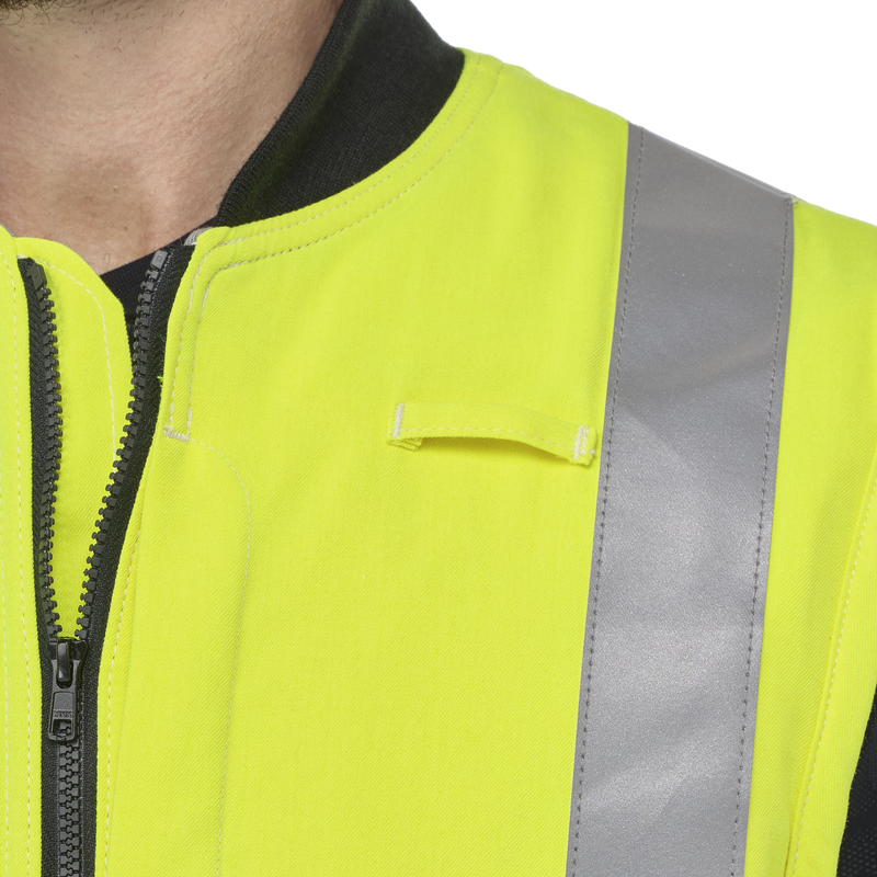 Men's FR Hi-Visibility Insulated Vest image number 8