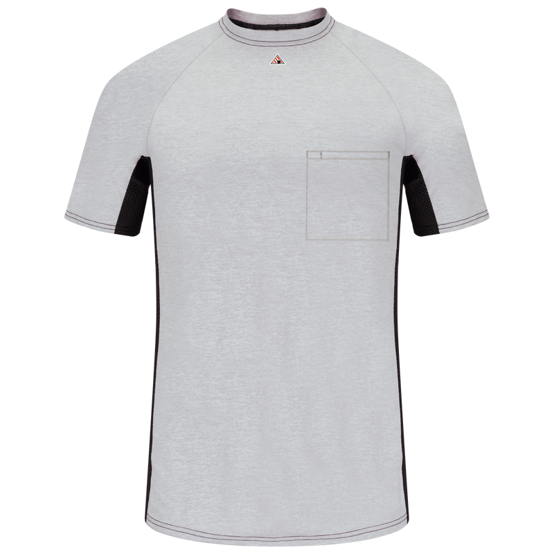 Men's FR Short Sleeve Base Layer with Concealed Chest Pocket image number 0