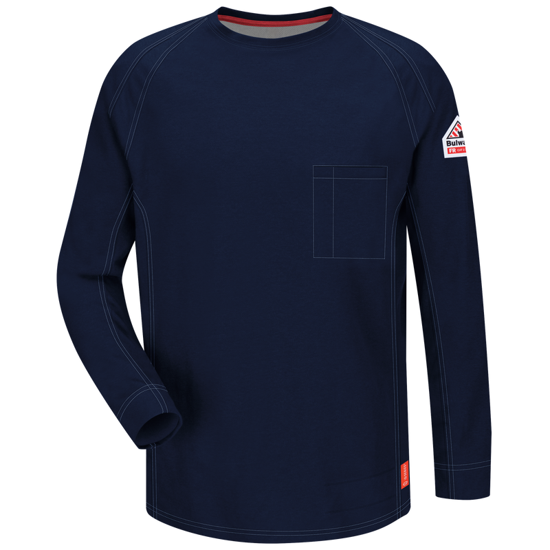 iQ Series® Comfort Knit Men's FR Long Sleeve T-Shirt image number 0