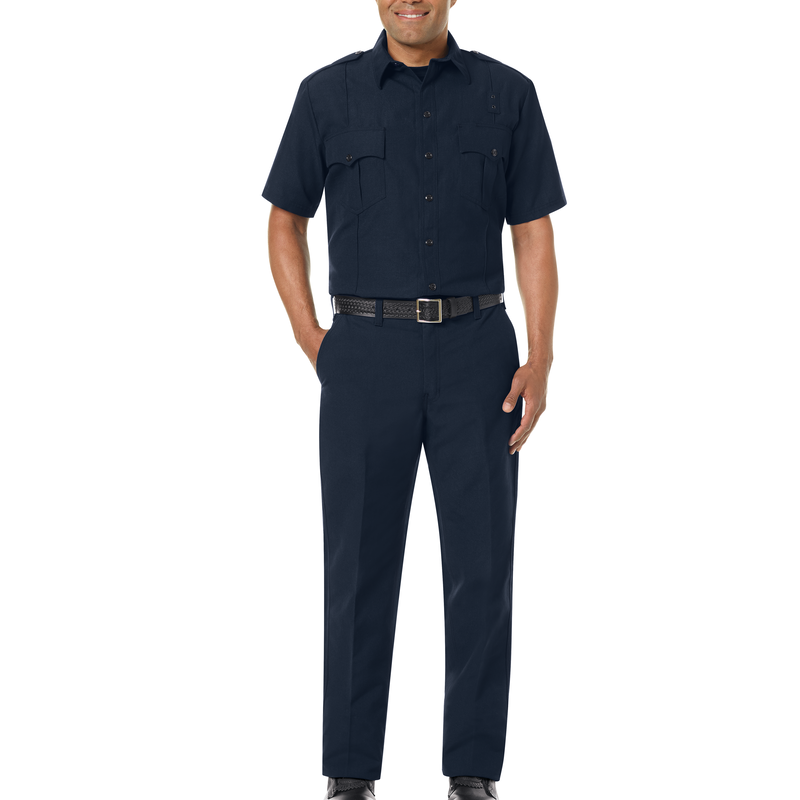 Men's Classic Short Sleeve Fire Officer Shirt image number 2