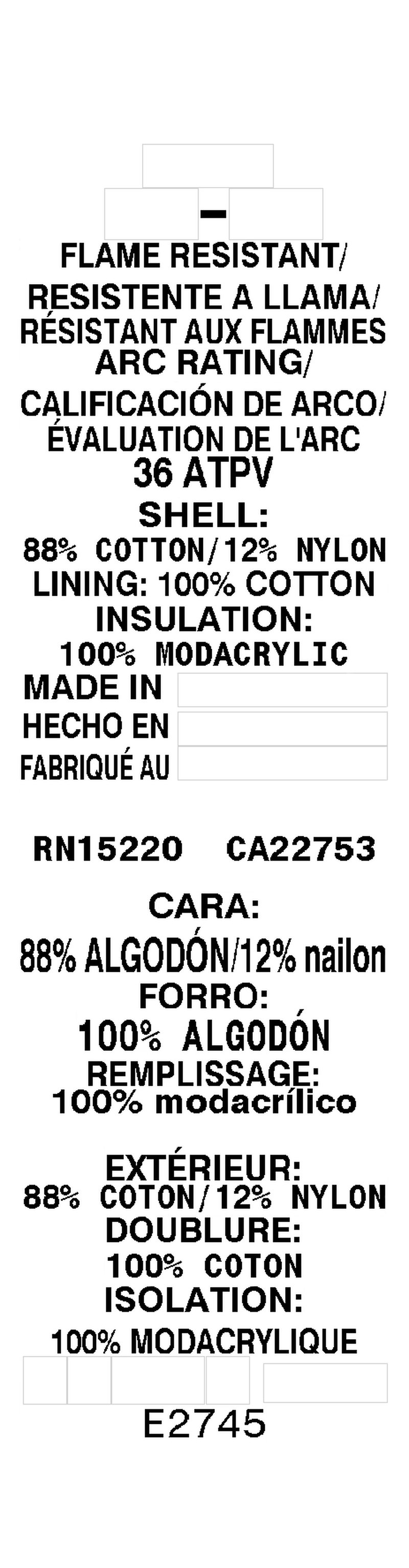 care and content information