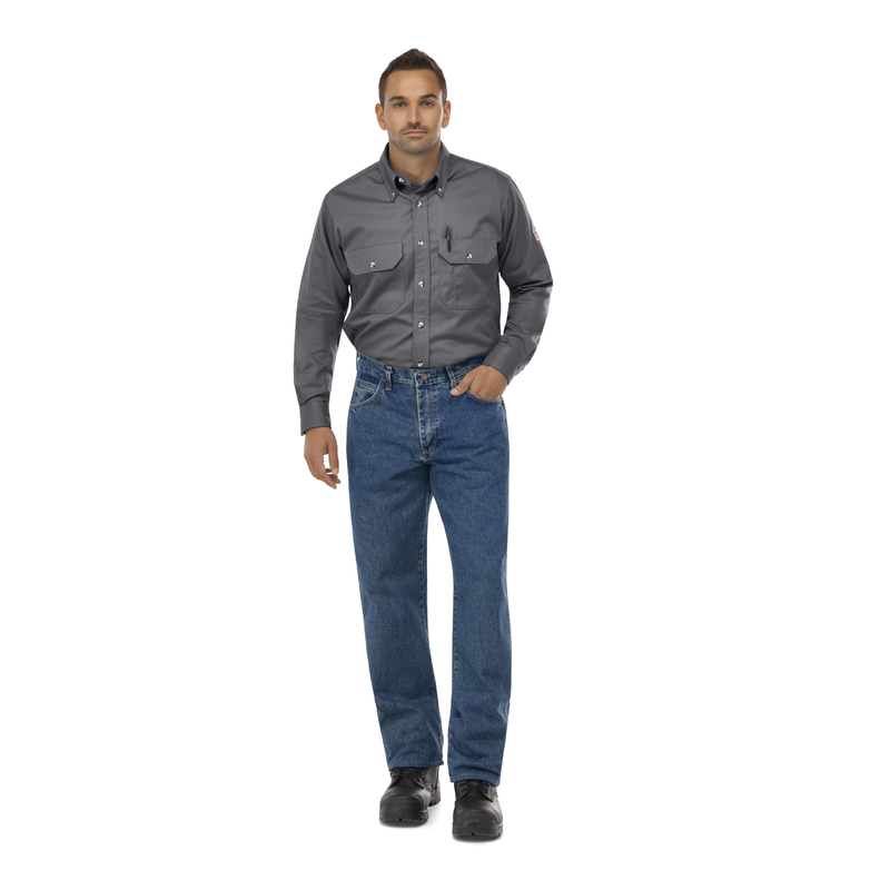 Men's Midweight FR Dress Uniform Shirt image number 2