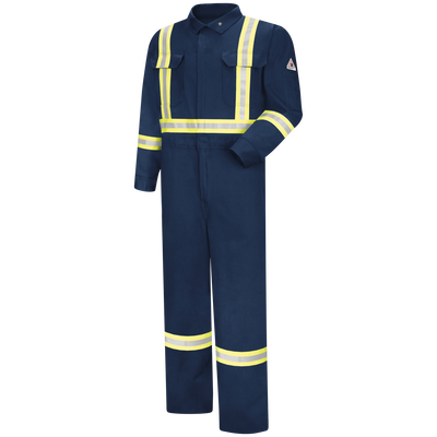 Men's Premium Coverall with Reflective Trim