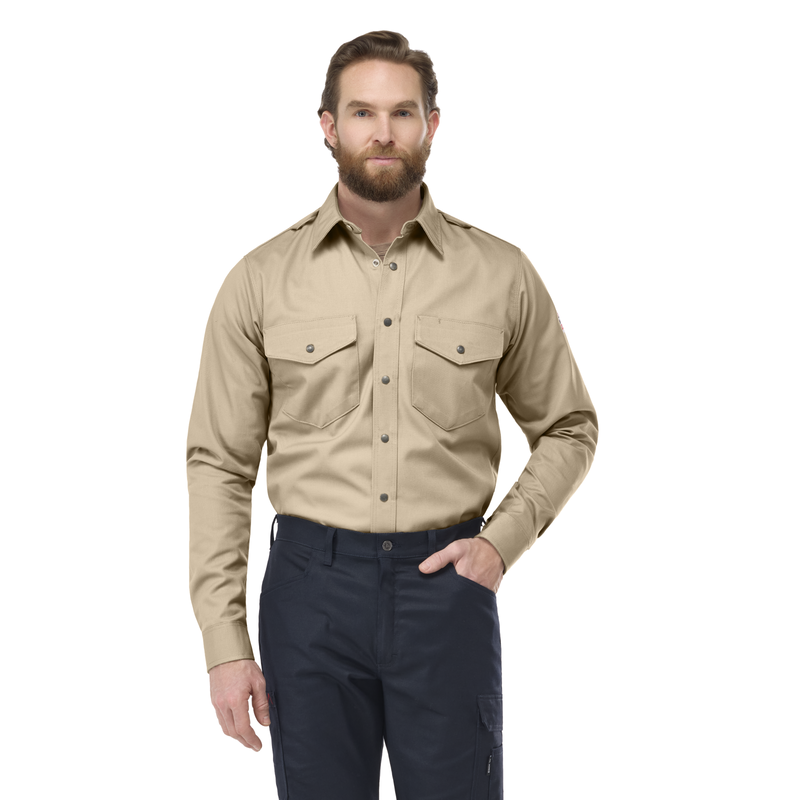 Men's Midweight Excel FR Snap-Front Uniform Shirt image number 0