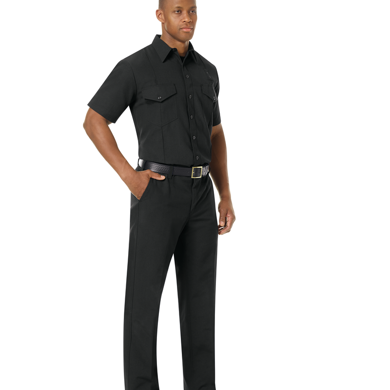 Men's Classic Short Sleeve Western Firefighter Shirt image number 6