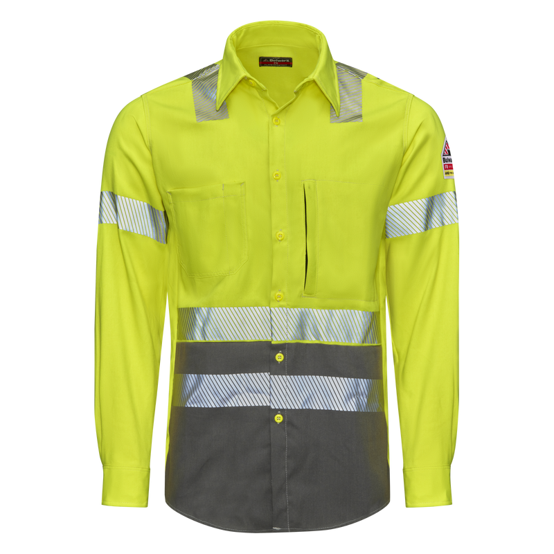 Men's Hi-Visibility Color Block Uniform Shirt image number 0