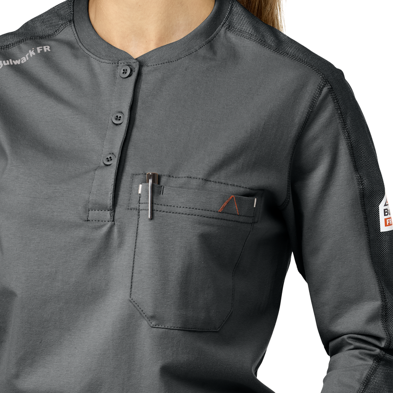 Women's Flex Knit Henley image number 11