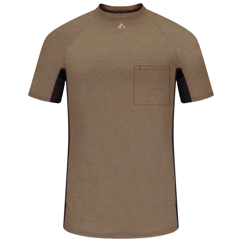 Men's FR Short Sleeve Base Layer with Concealed Chest Pocket image number 0