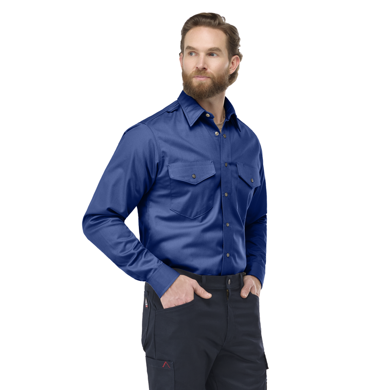 Men's Midweight Excel FR Snap-Front Uniform Shirt image number 3