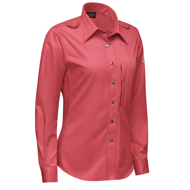 iQ Series® Women’s Midweight Comfort Snap-Front Woven Shirt image number 2