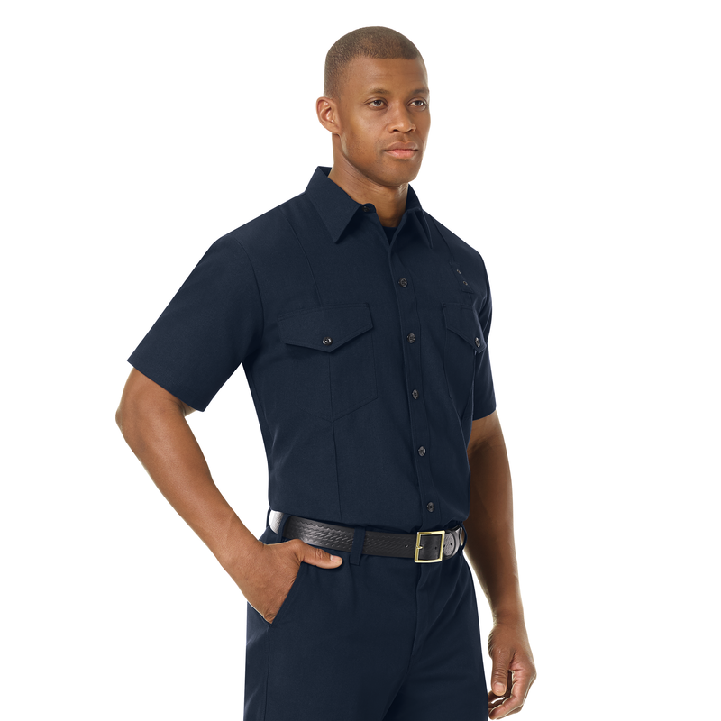 Men's Classic Short Sleeve Western Firefighter Shirt image number 10