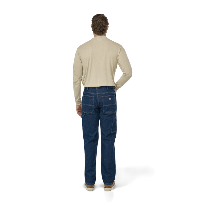 Men's Heavyweight Excel FR Denim Dungaree image number 7