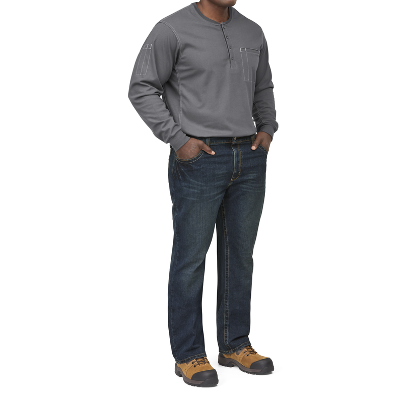 Men's Relaxed Fit Bootcut Jean with Stretch image number 15