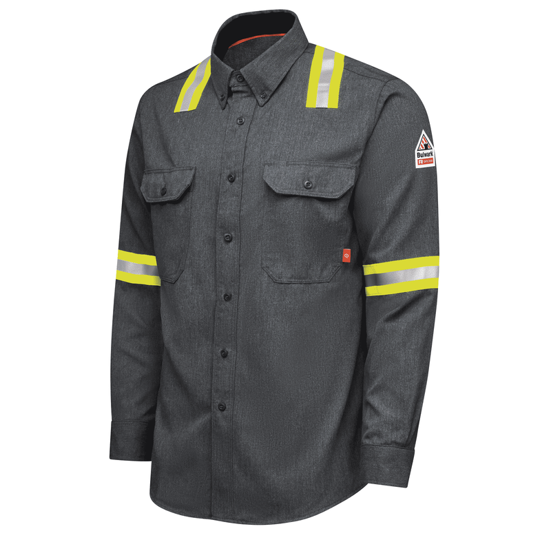 iQ Series Enhanced Visibility Comfort Woven Lightweight Shirt image number 3