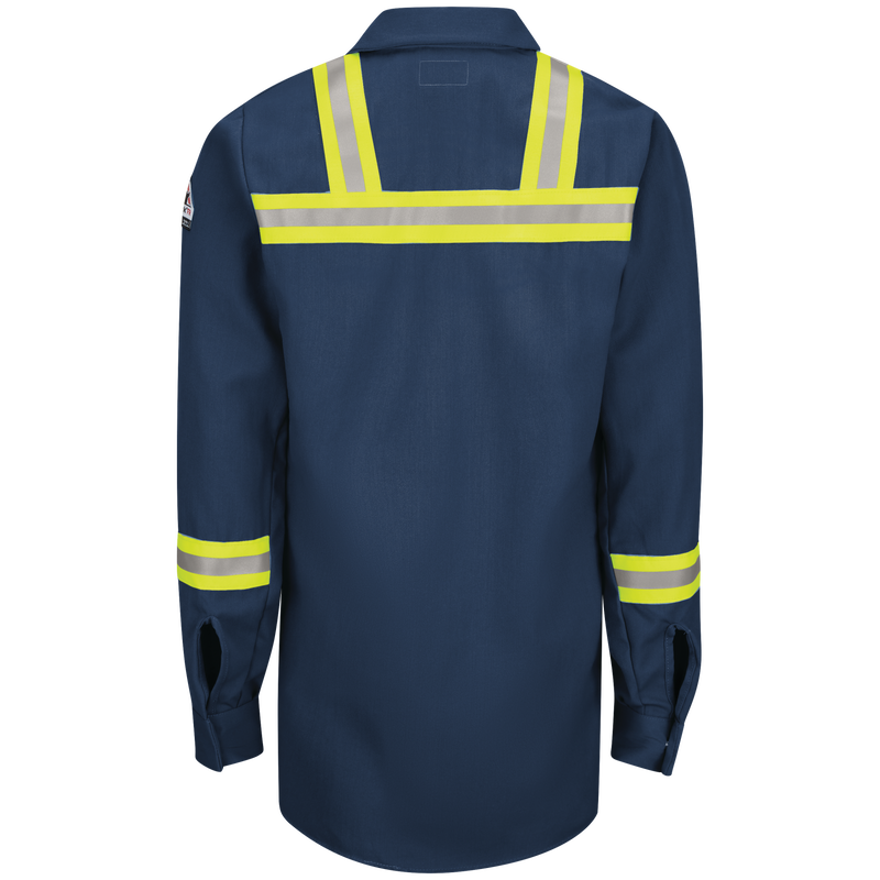 Enhanced Visibility Concealed-Gripper Pocketless Work Shirt image number 1
