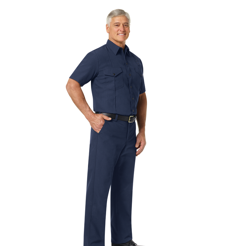 Men's Classic Short Sleeve Firefighter Shirt image number 9