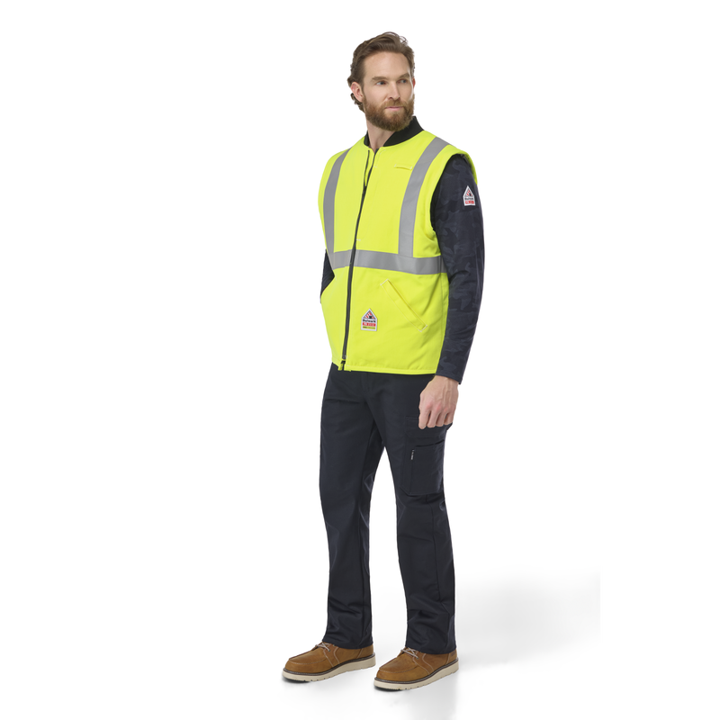 Men's FR Hi-Visibility Insulated Vest image number 4