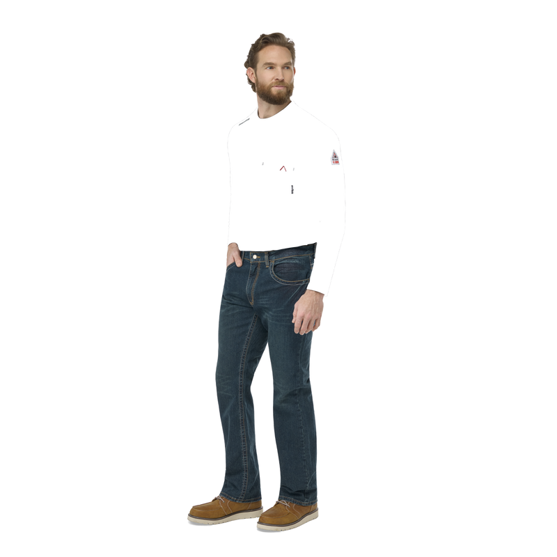 Men's Relaxed Fit Bootcut Jean with Stretch image number 5