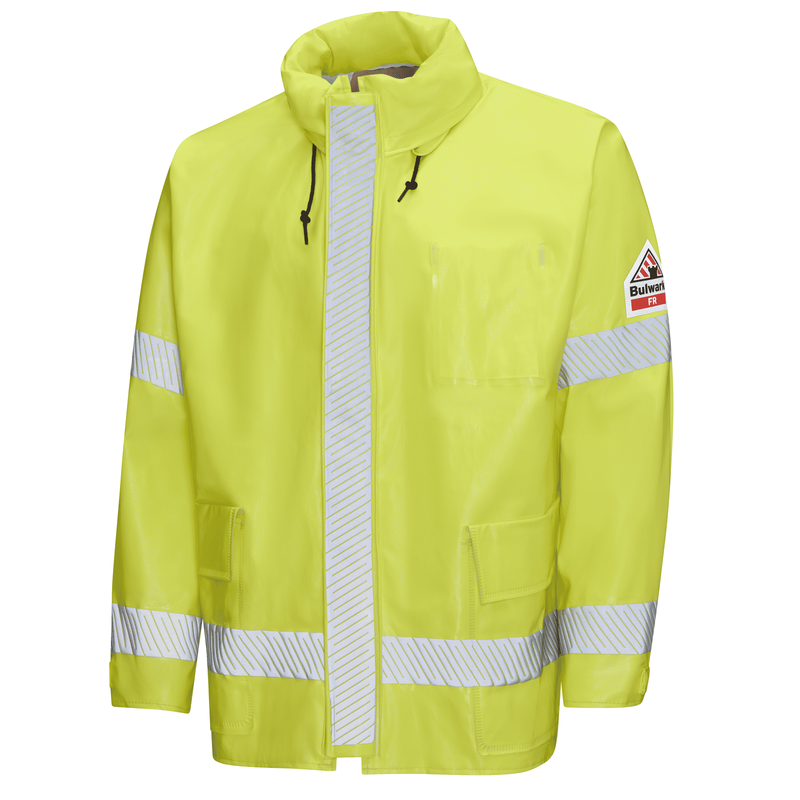 Men's FR Hi-Visibility Rain Jacket image number 3