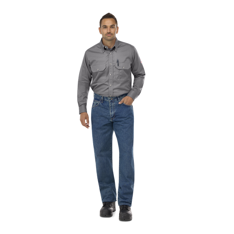 Men's Midweight FR Dress Uniform Shirt image number 2