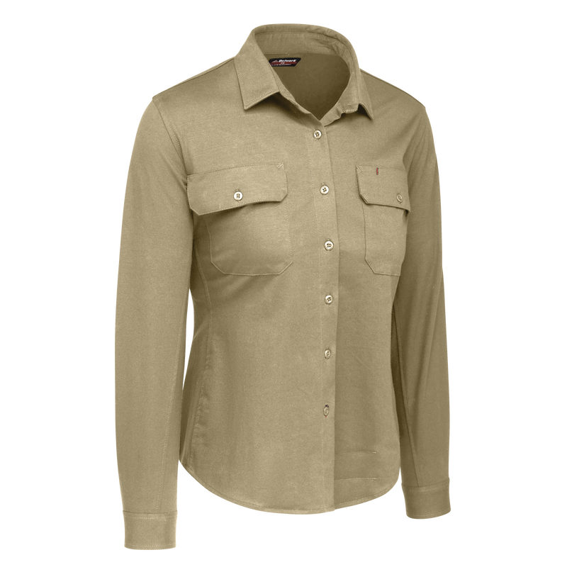 Women's Flex Knit Button Down Shirt image number 6