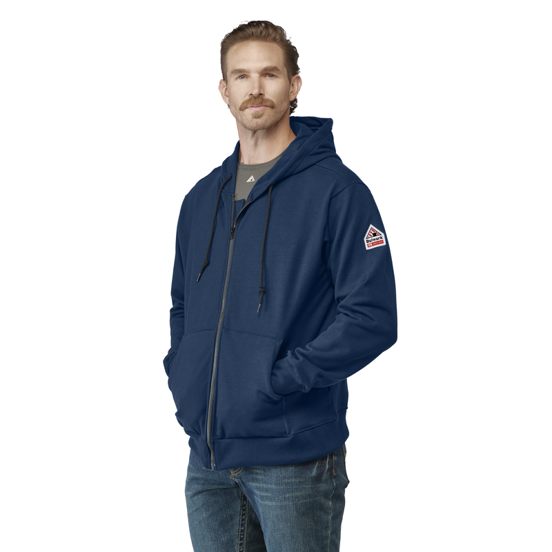Men's Fleece FR Zip-Front Hooded Sweatshirt image number 2