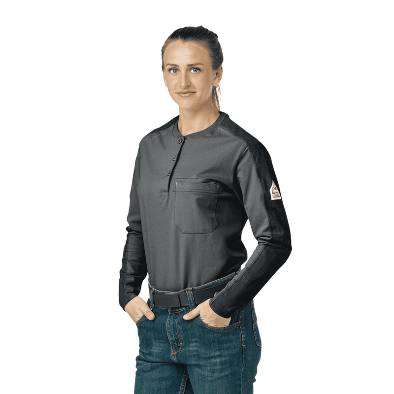 Women's Flex Knit Henley image number 2