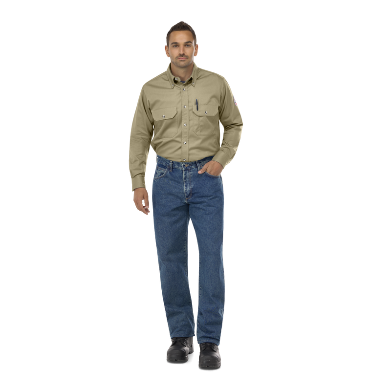 Men's Midweight FR Dress Uniform Shirt image number 2