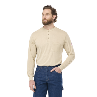 Men's Long Sleeve Lightweight Henley Shirt