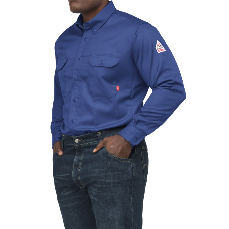 iQ Series&reg; Men's Midweight Comfort Woven Shirt image number 2