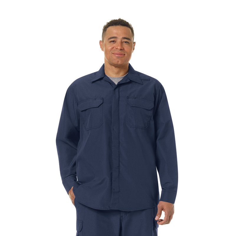 Men's Ripstop Tactical Shirt Jacket | Workrite® Fire Service