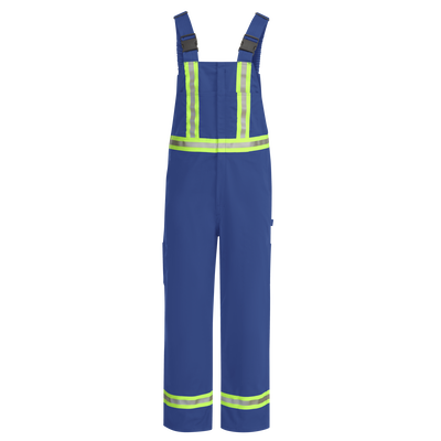 Men's Unlined Bib Overall with Reflective Trim