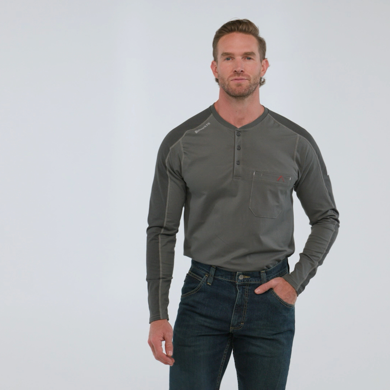 Men's Flex Knit Henley image number 16