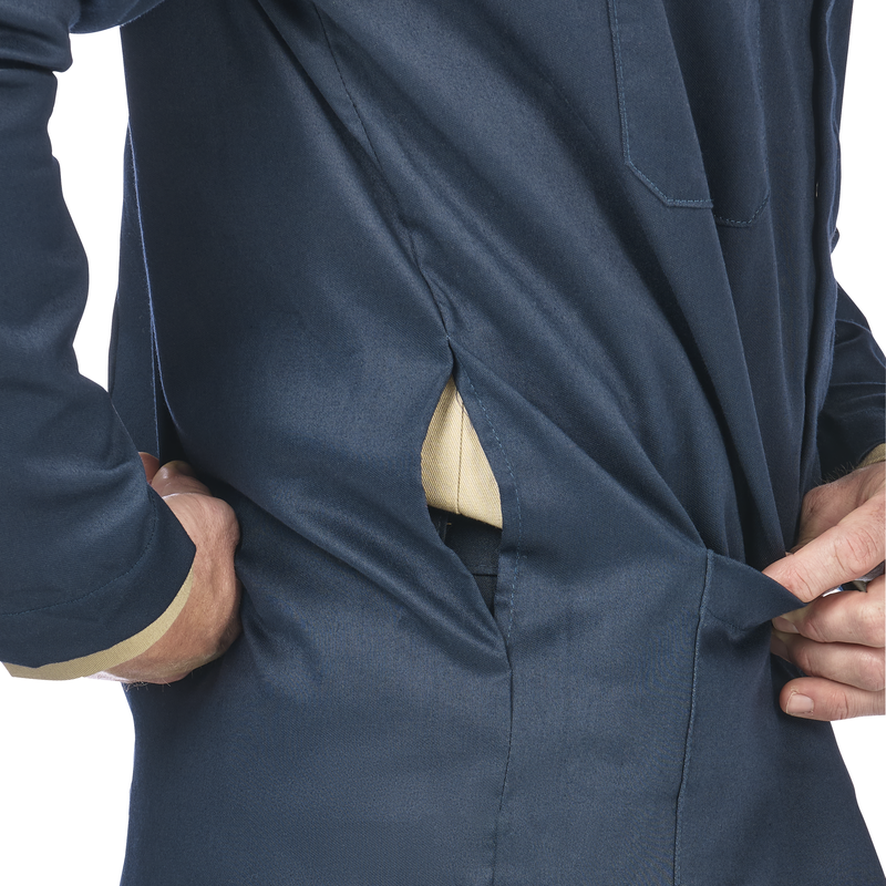 Men's Concealed Snap Front Lab Coat image number 9