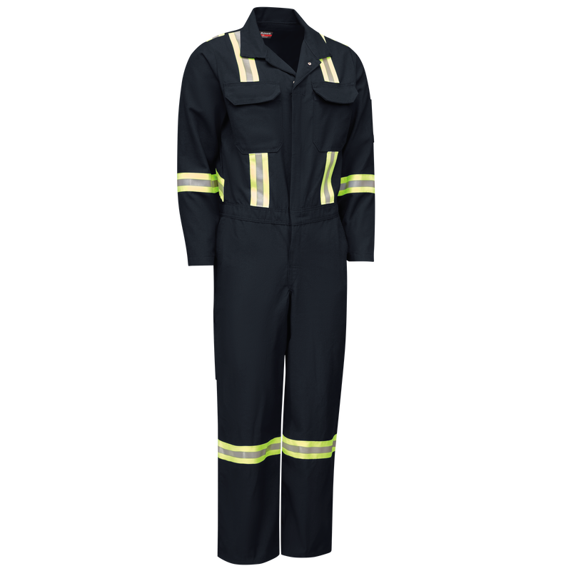 Men's Midweight Nomex FR Premium Coverall with Reflective Trim image number 2