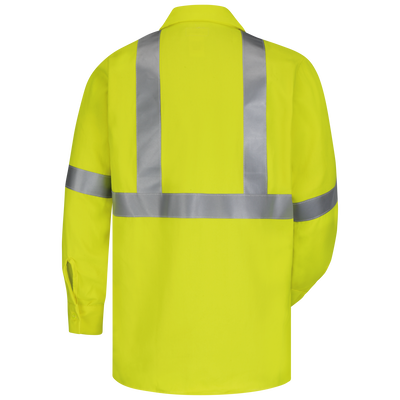 Men's Midweight FR Hi-Visibility Work Shirt