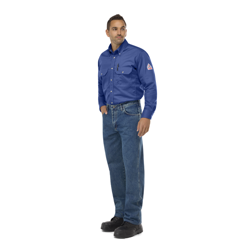 Men's Midweight FR Dress Uniform Shirt image number 5