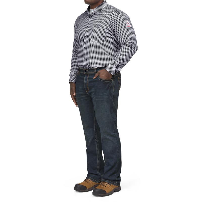 Bulwark FR Flex Knit Button Down Shirt image number 11